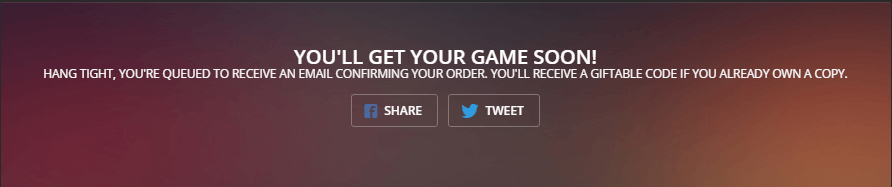 Simply click the banner and receive a free game