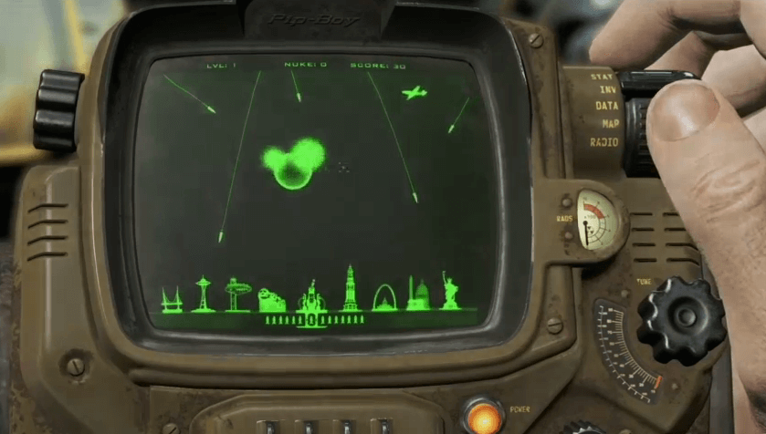 You can play games on your PipBoy