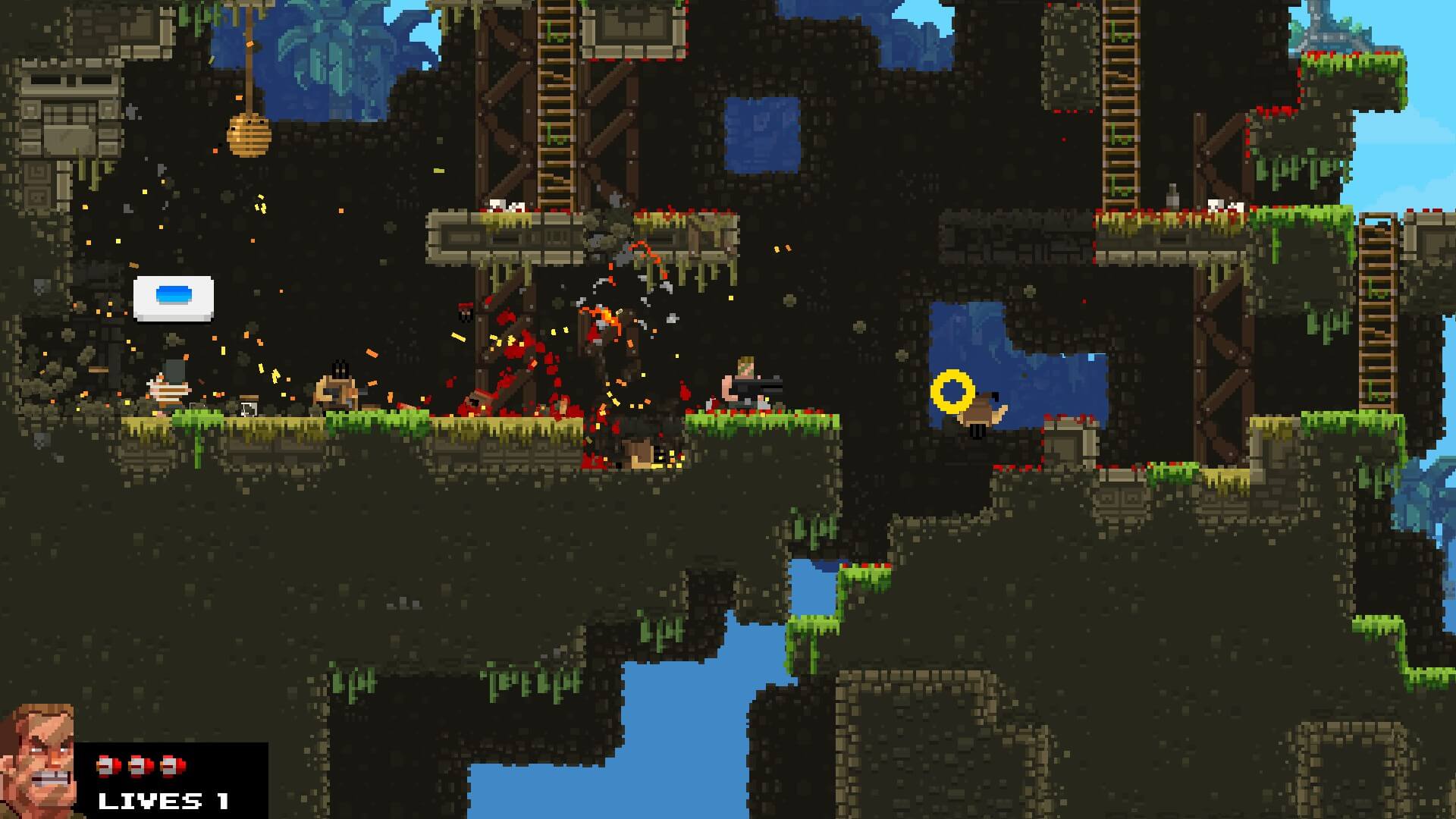 Bromando saves the day. With bullets and explosions.