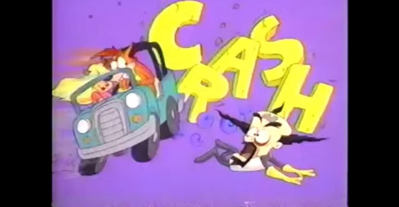 The clip nicely sums up the completely insane story of Crash Bandicoot