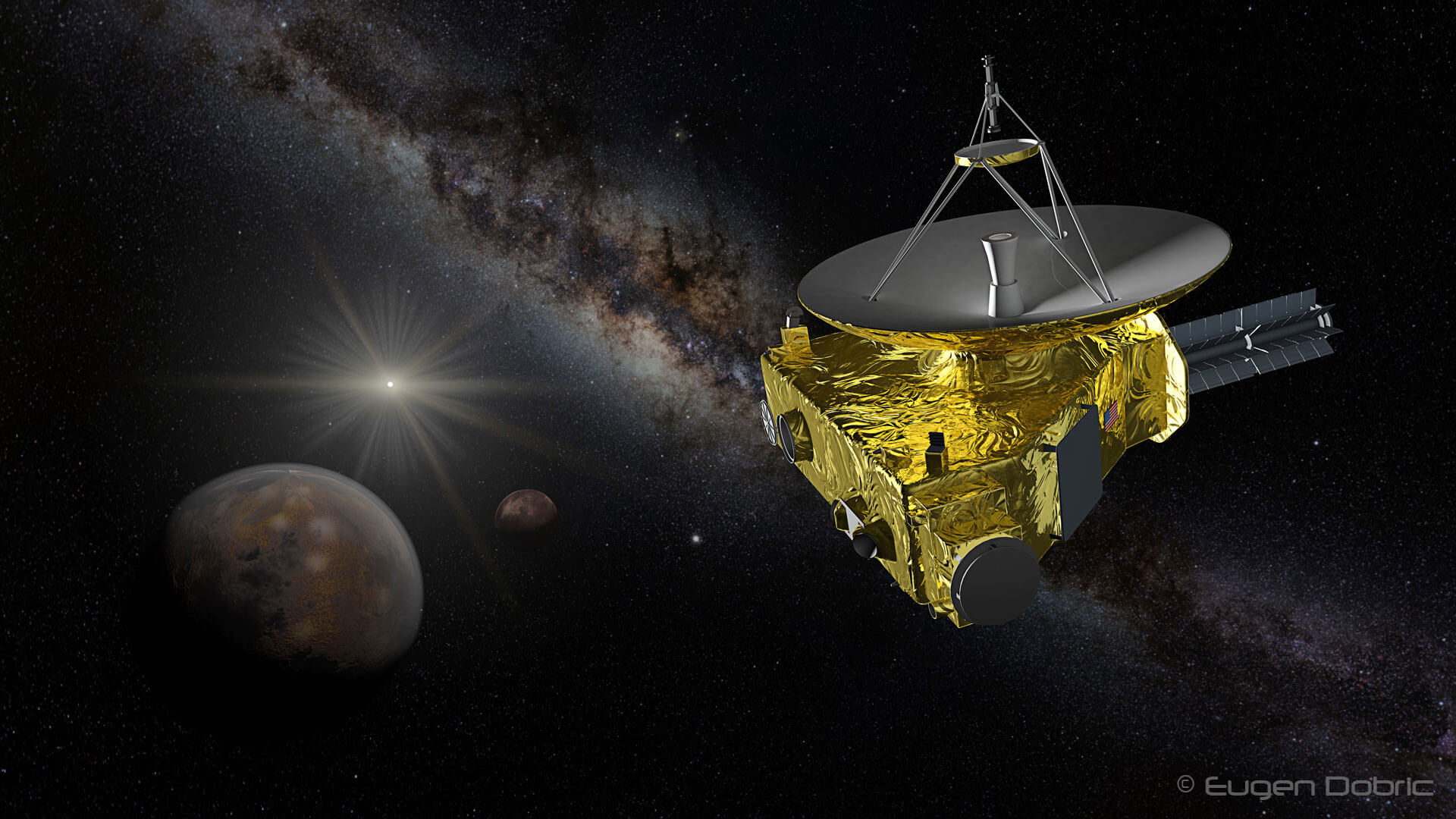 NASA’s New Horizons Probe Completes First Pluto Flyby