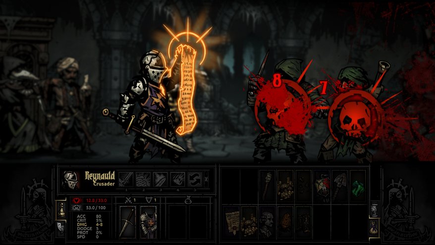 Eat my holy judgement, fiends!