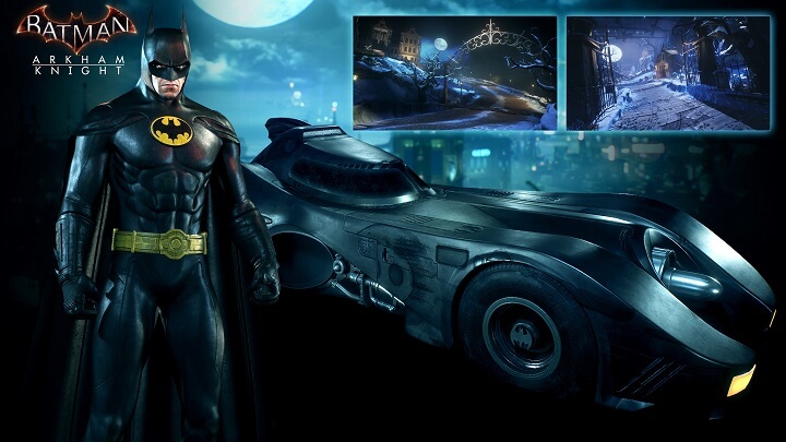 Batman: Arkham Knight pays homage to the 1989 Batman film with the 1989 Skin Pack