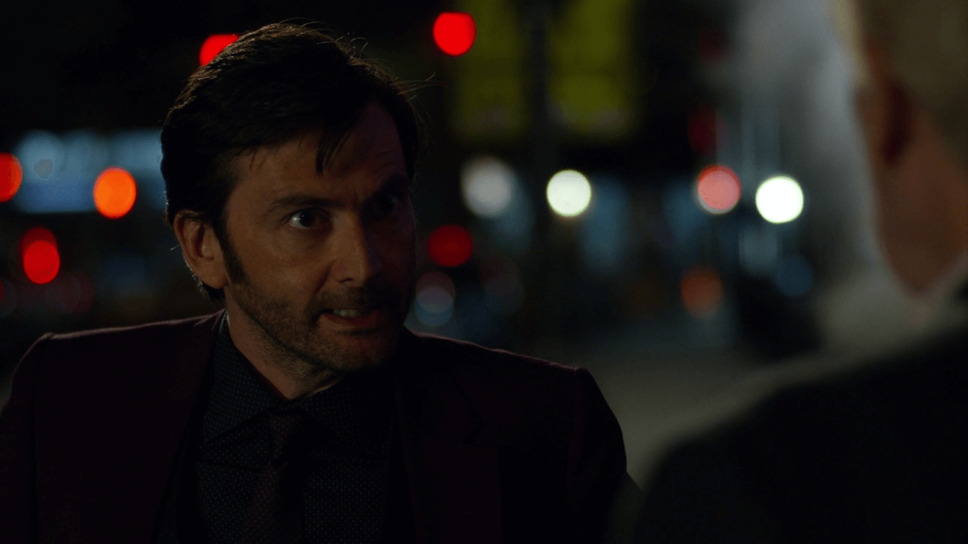 David Tennant as the series' villain, Kilgrave.