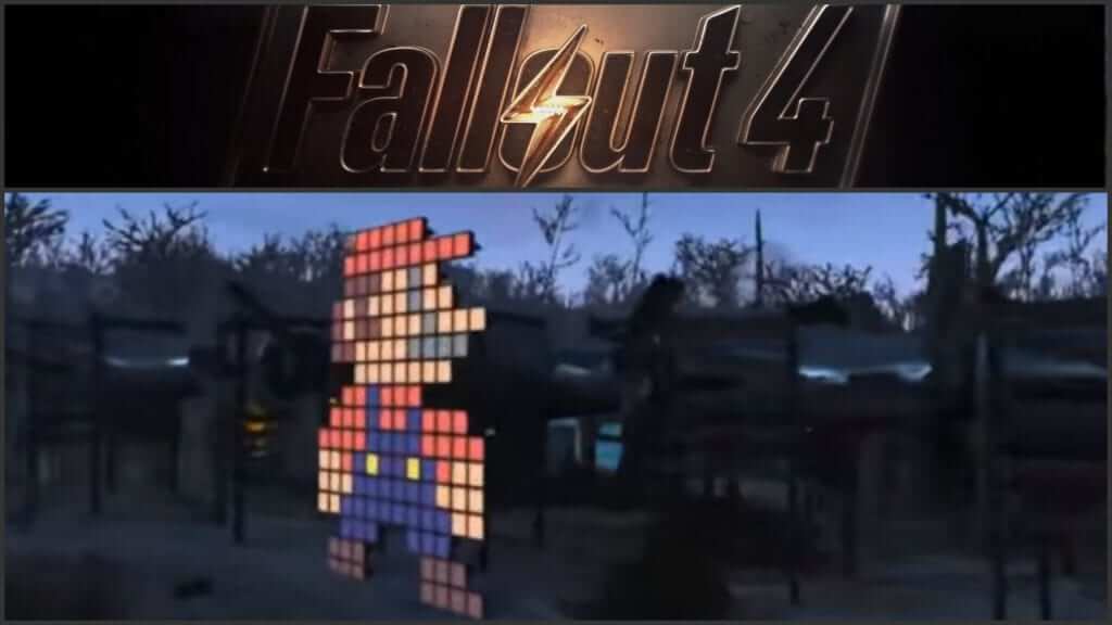 Super Mario Theme Played in Fallout 4 Super Mario