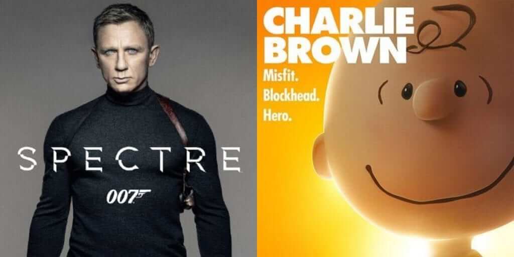 Spectre and Peanuts Tops US Box Office Again