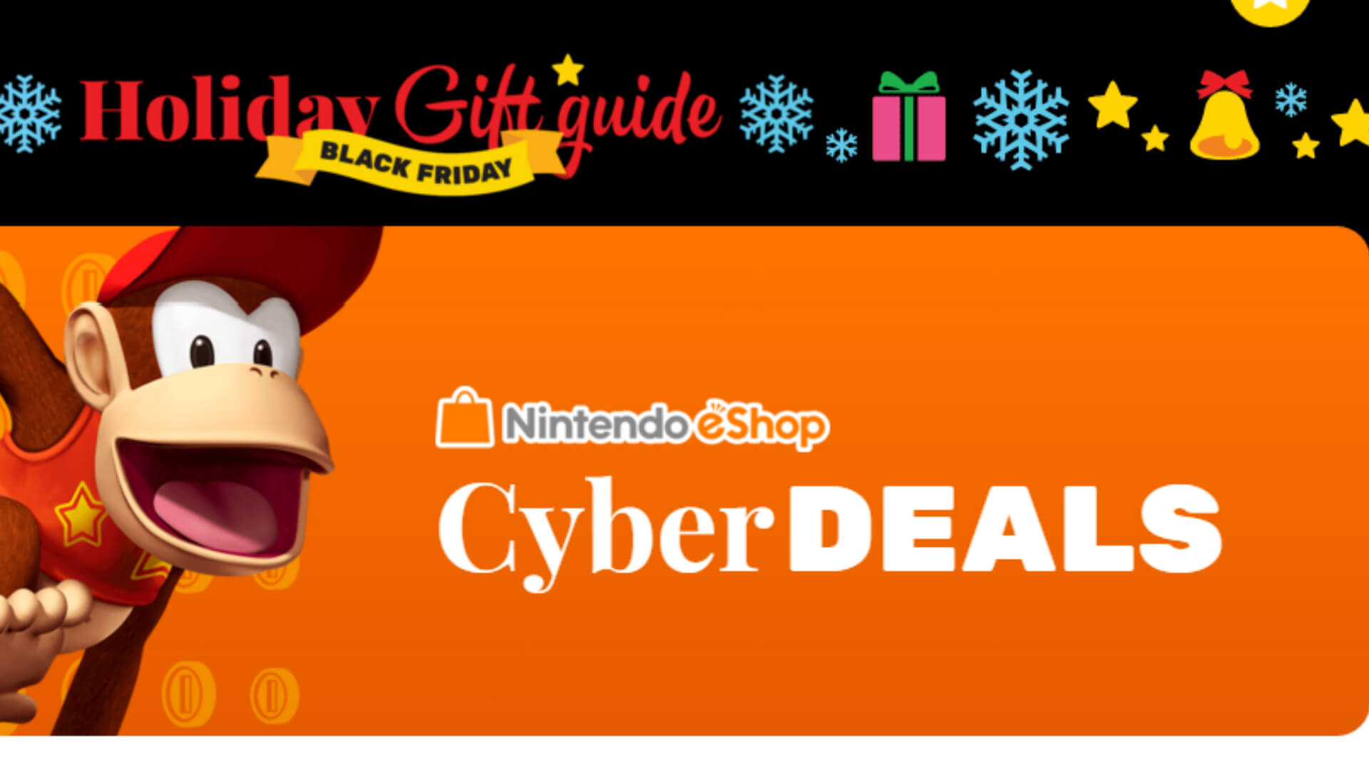 Black Friday Nintendo eShop Cyber Deals Cyber Deals