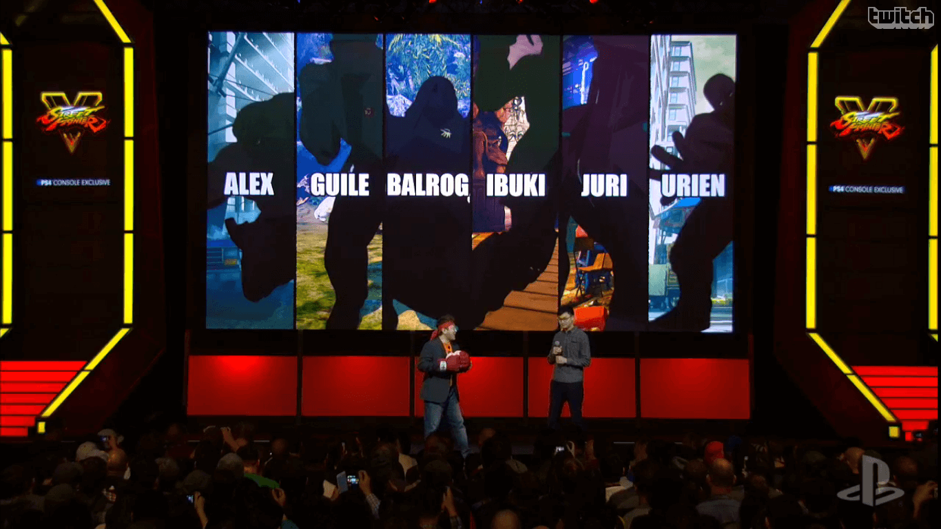 Street Fighter 5 at Playstation Experience