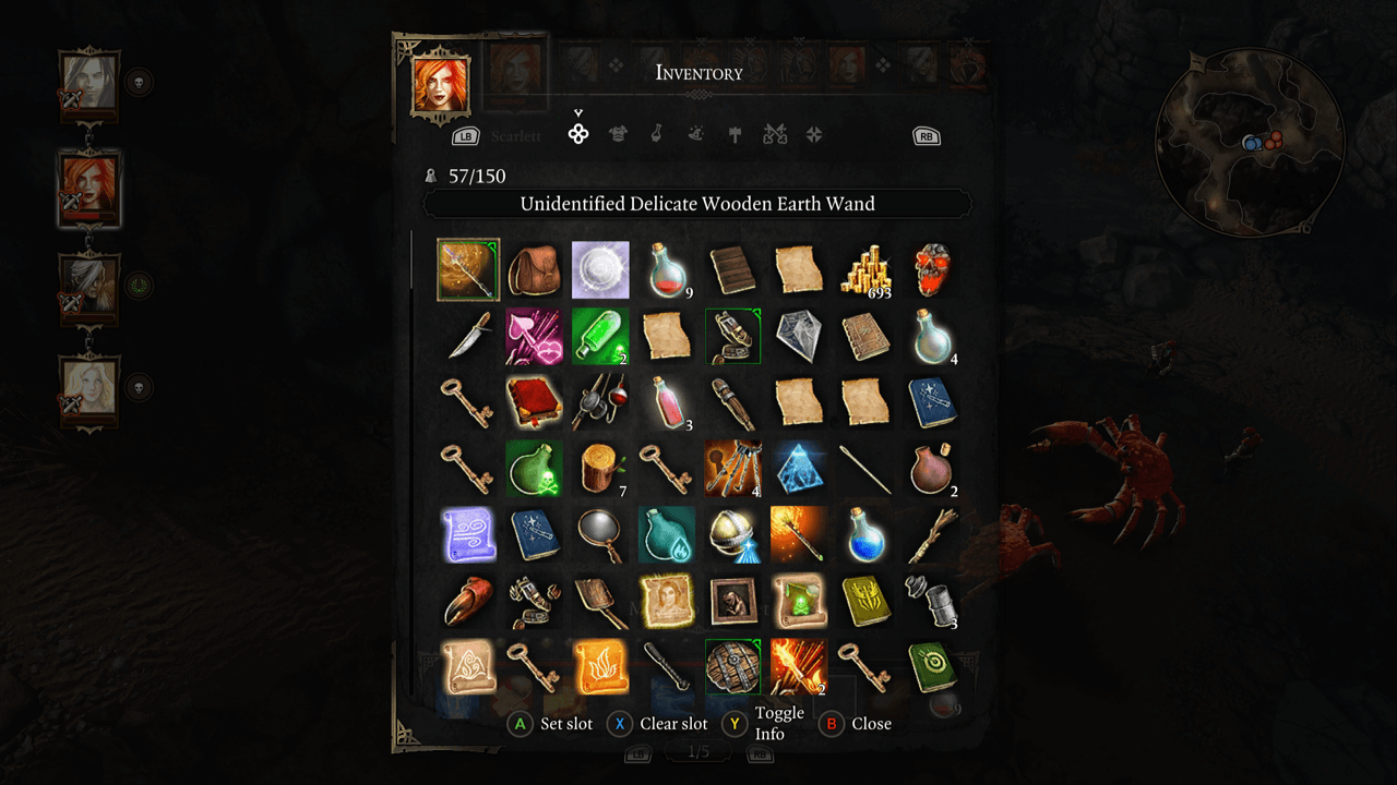 Original Sin Inventory System
