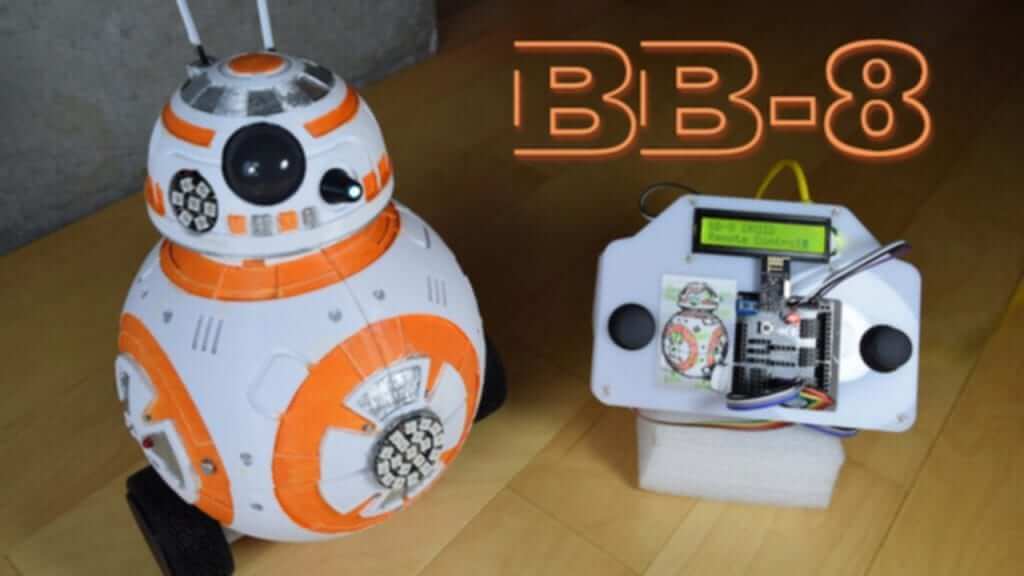BB-8 Droid is 3D Printed by Software Engineer