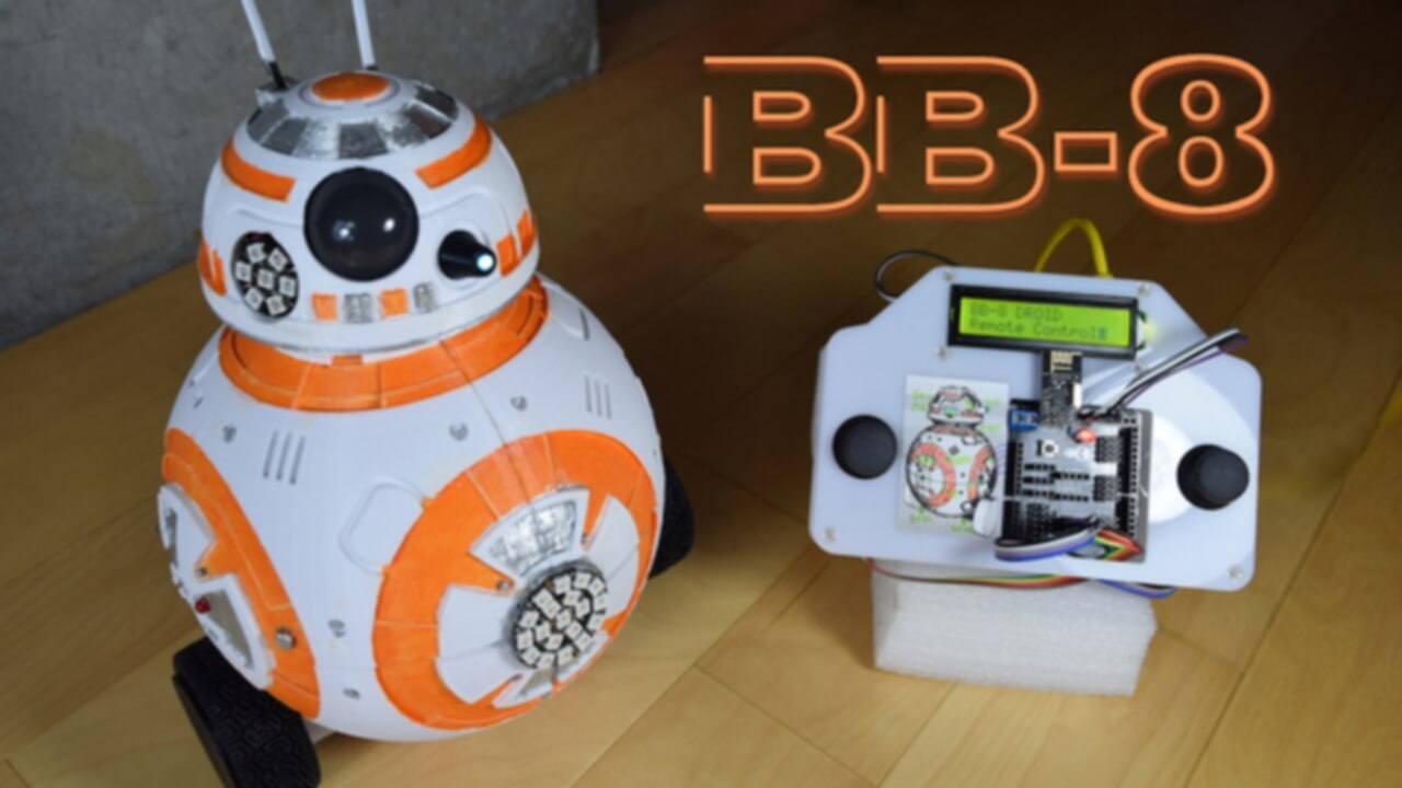 BB-8 Droid is 3D Printed by Software Engineer