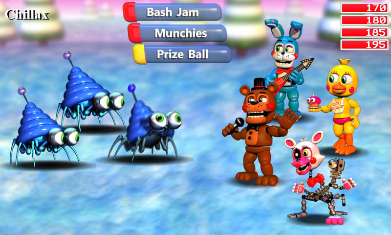 Lead Freddy and the gang in turn-based combat - free.