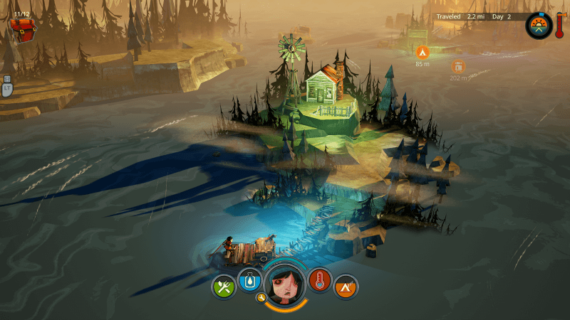 The Flame in the Flood is at its best when you're on the open water.