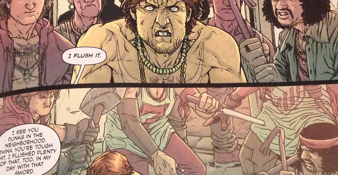 Johnny's face is very expressive - at least when it comes to anger.