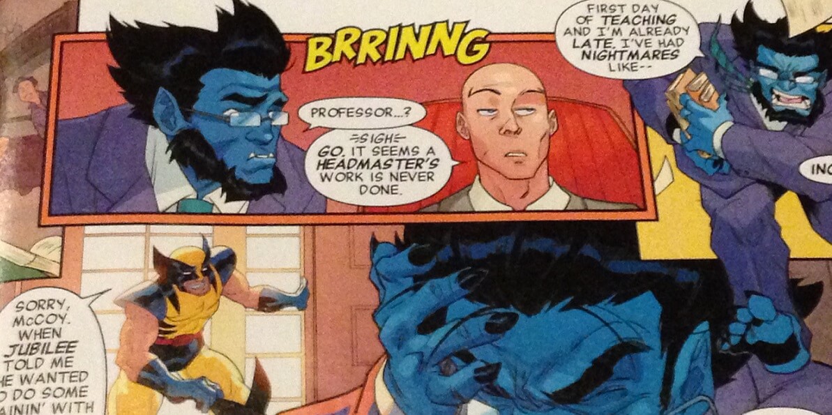 Professor X has reopened his school to young mutants, and shenanigans are already underway.