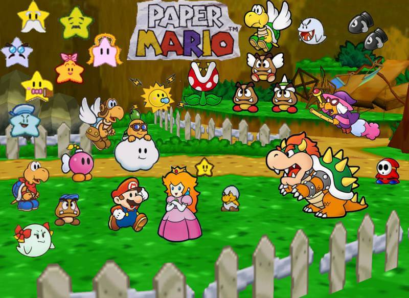 Paper Mario Color Splash will be the fifth main game in the series. 