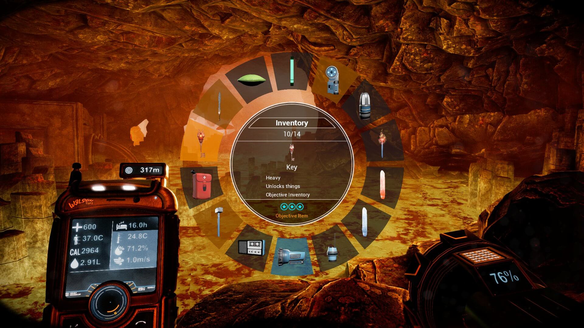 The Solus Project Inventory Screen