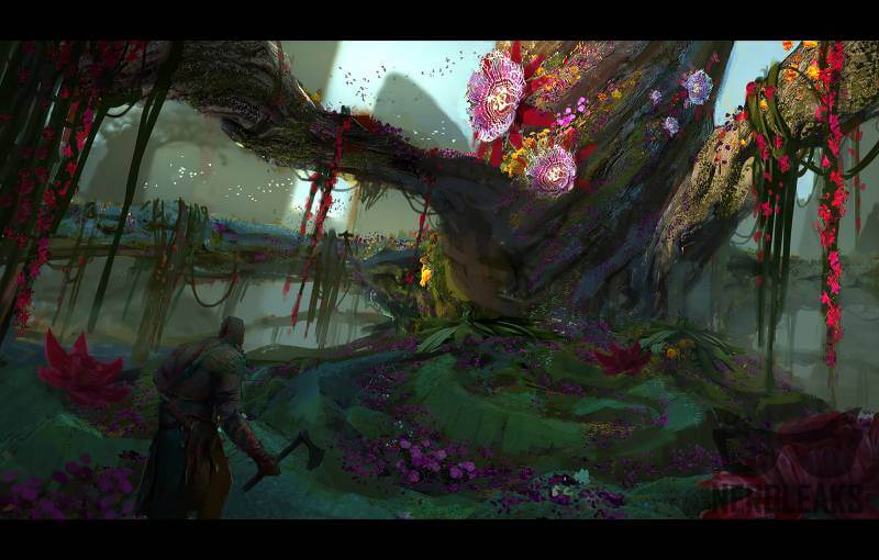 This piece of God of War 4 concept art shows off the beautiful new setting
