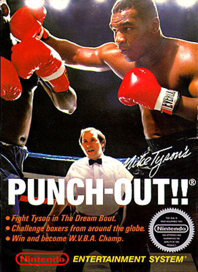 The box for Punch-Out when it released in 1987.