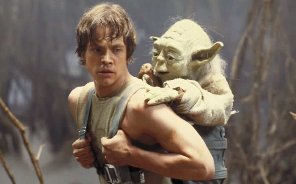 Mark Hamill Trains Daisy Ridley Yoda Style