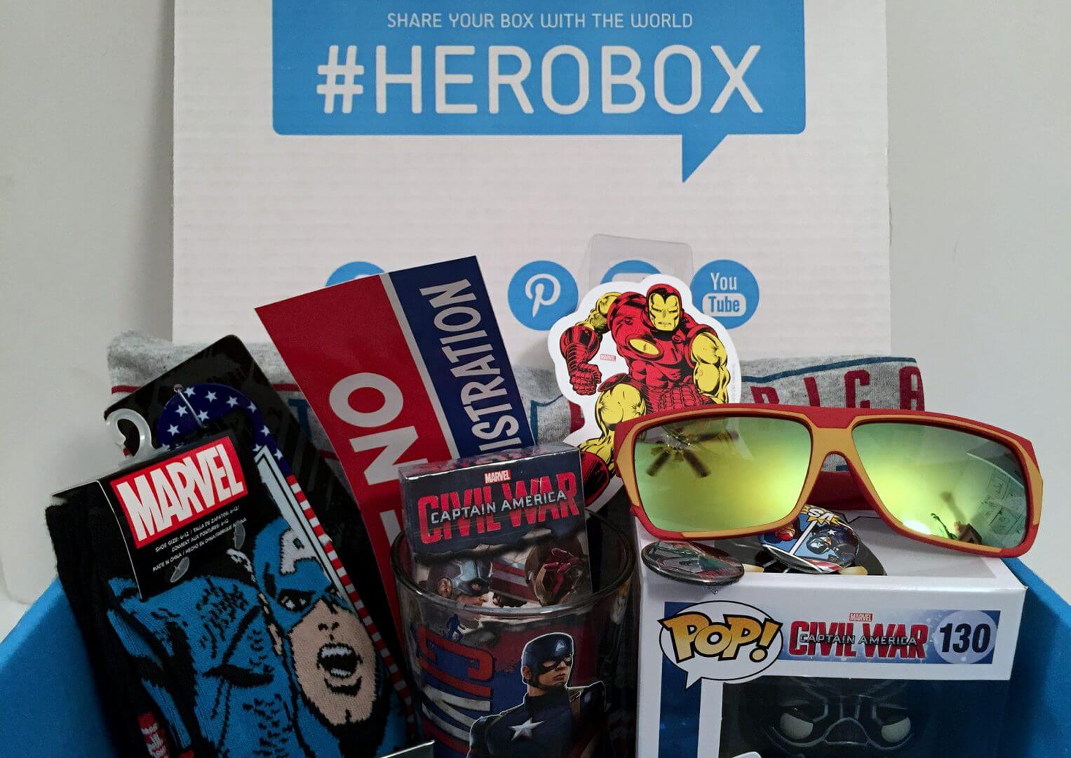 SuperHero Stuff: Captain America: Civil War HeroBox – Review HeroBox