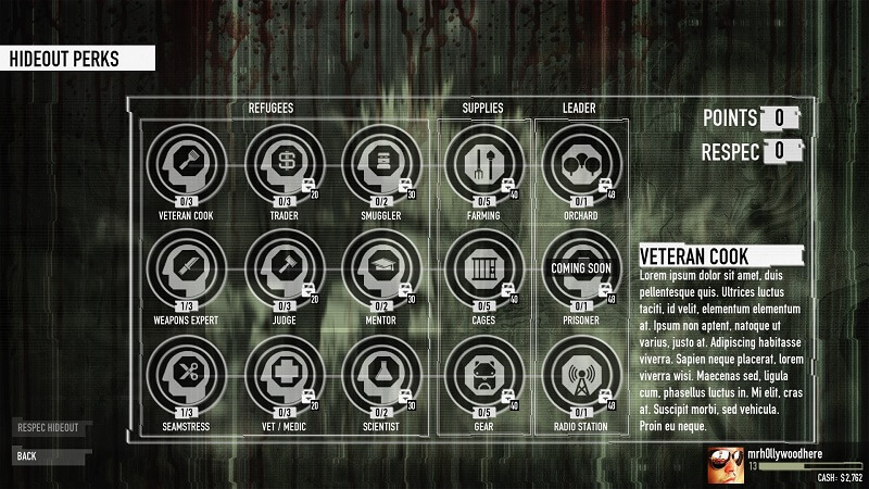 Moving Hazard Hideout Upgrades