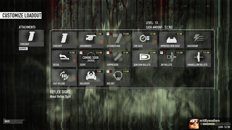 Moving Hazard loadout upgrades