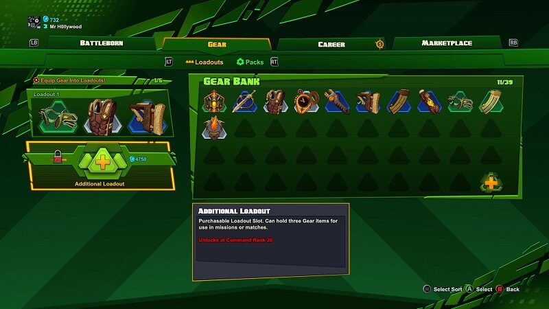 Battleborn Loadout 