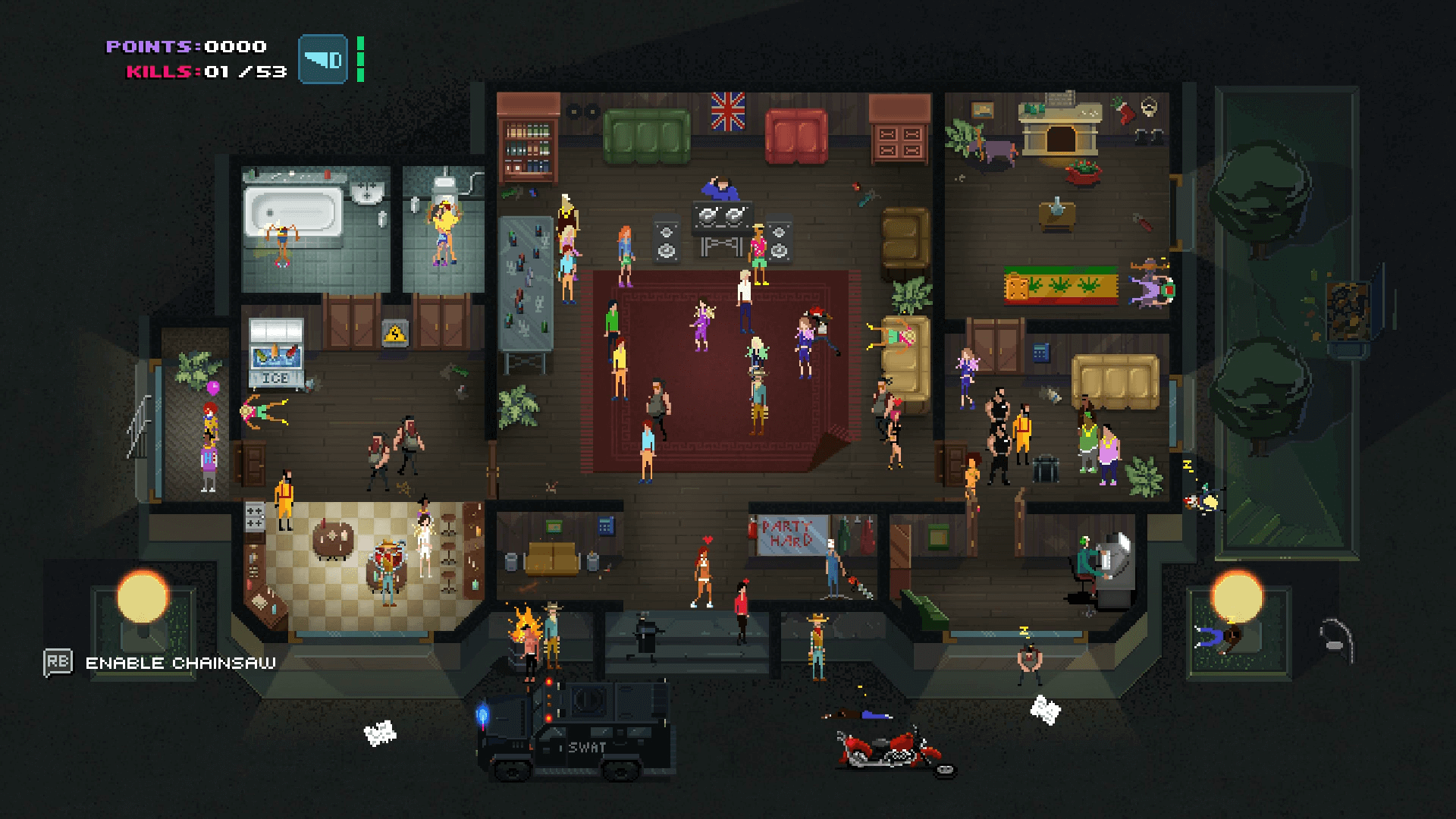 A Drug Deal Being Raided By A SWAT Team... Typical Party