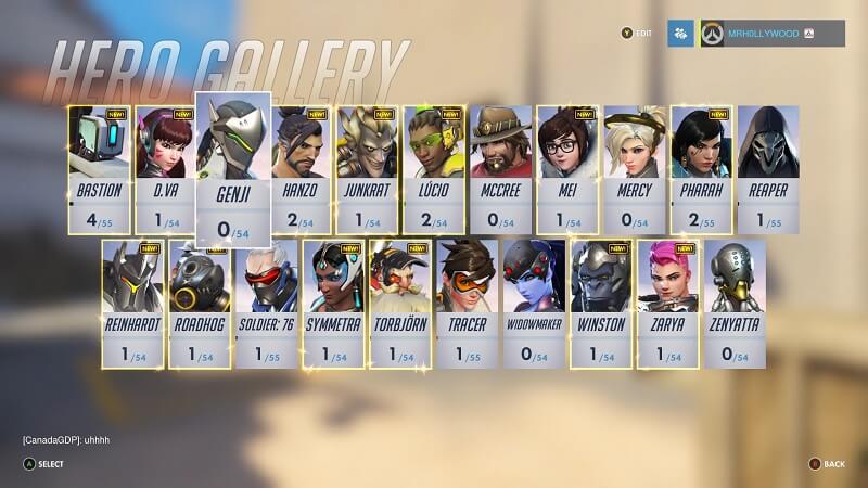 Overwatch Heroes Gallery