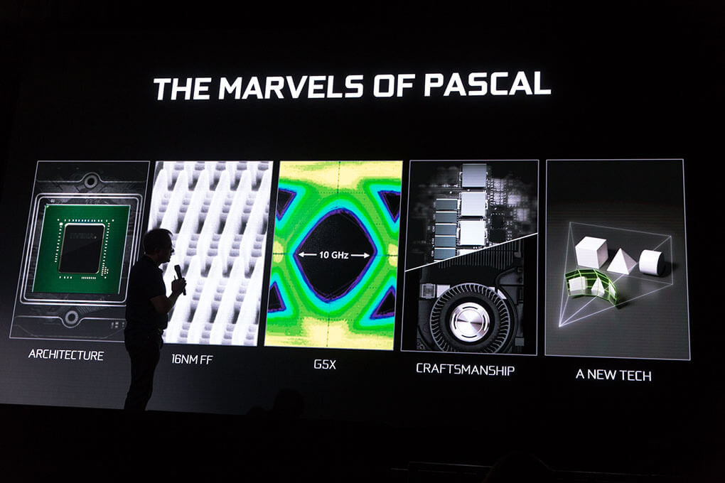 CEO Jen'Hsun Huang reveals the Pascal architecture.