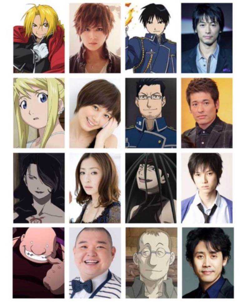 The cast of the Fullmetal Alchemist movie. 