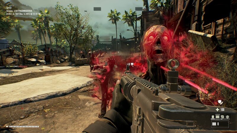 Moving Hazard Weaponized Zombie