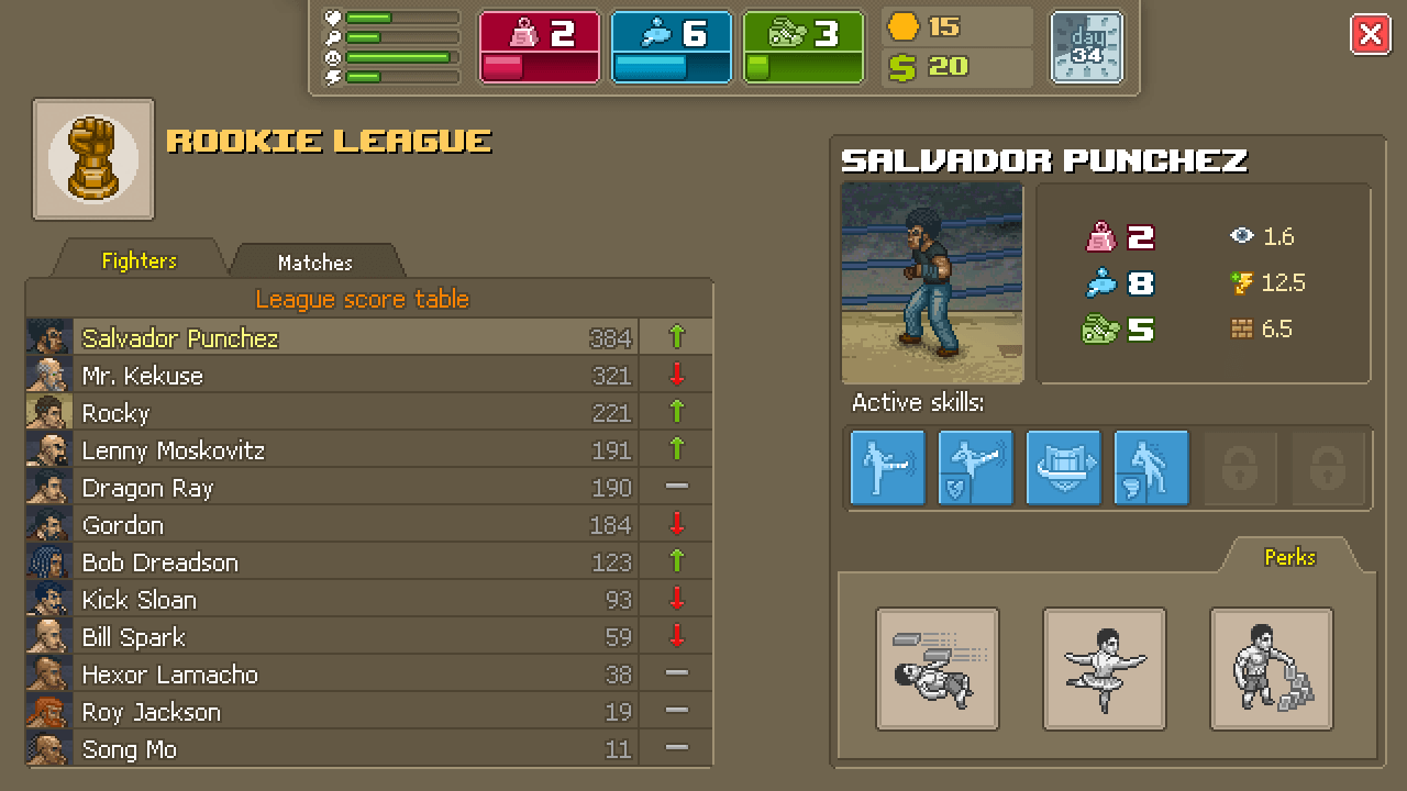 Or if Salvador gets too dodgy.