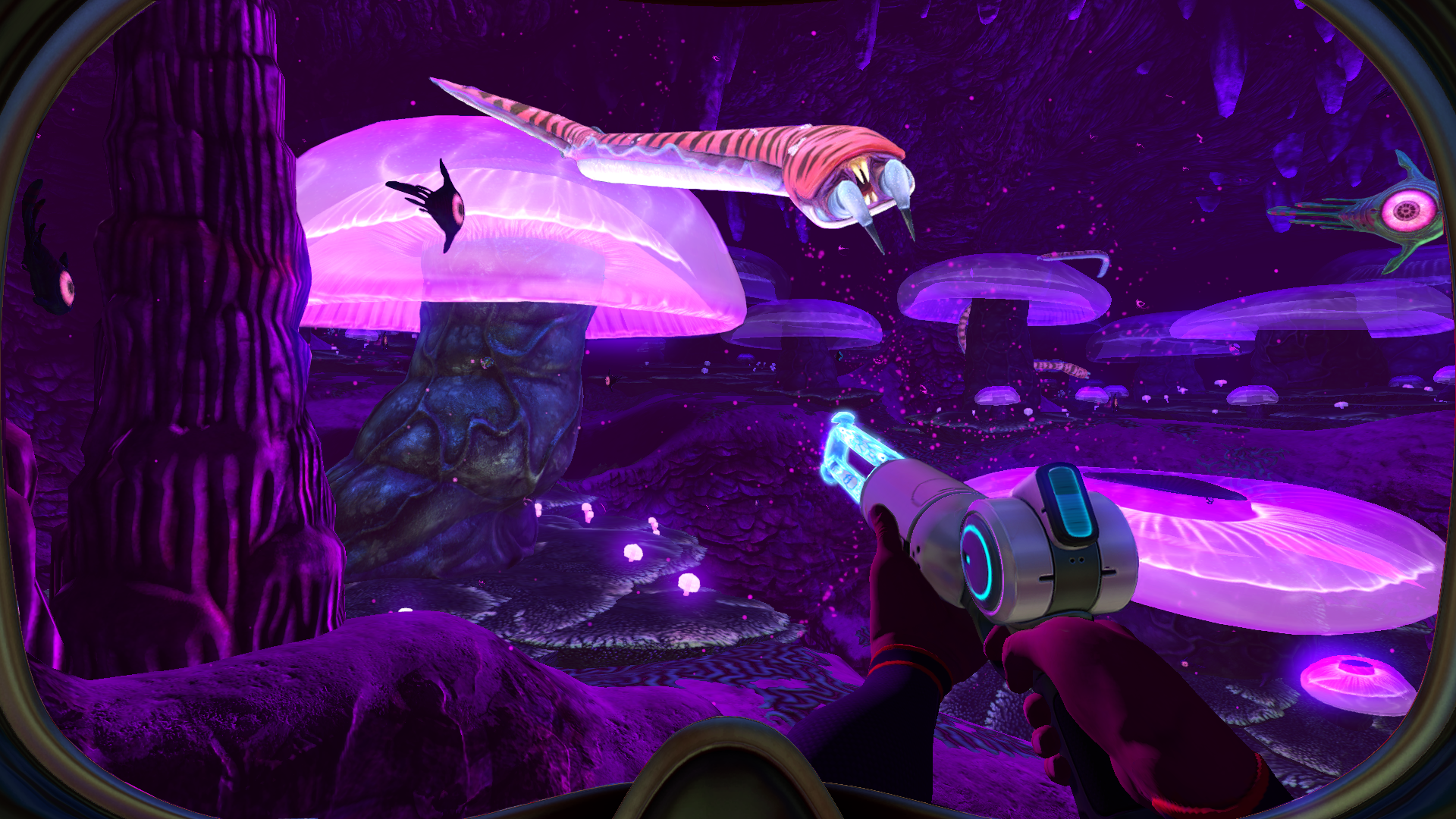 Subnautica jellyshroom cave.