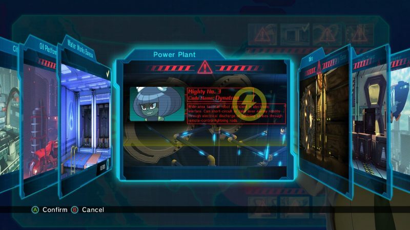 Mighty No. 9 Level Select