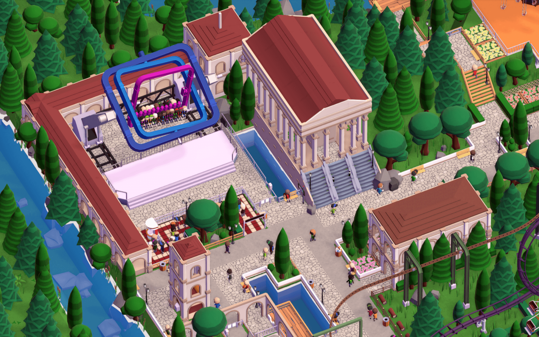 Yup. That's Parkitect.