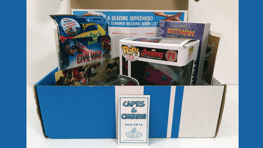 Kid’s Prize Pack: June 2016 Review – Capes and Charms Kid's Prize Pack