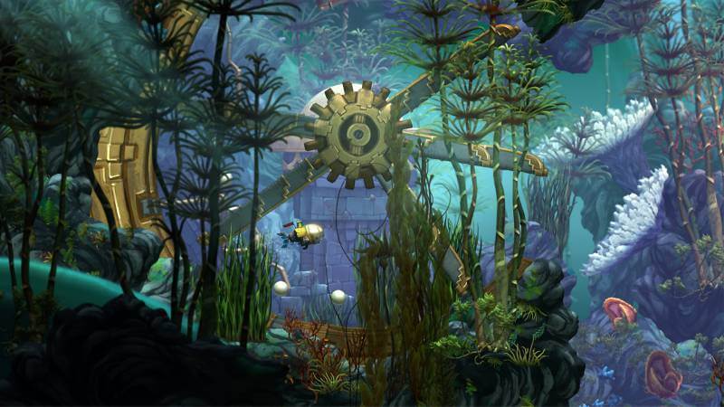 The gorgeous graphics of Song of the Deep.
