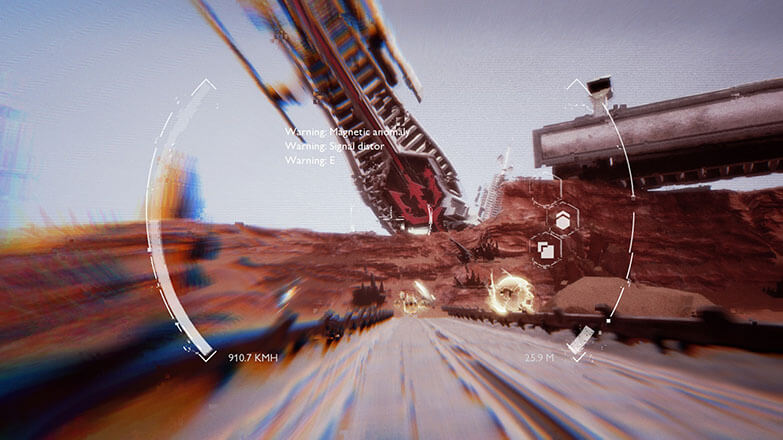 Unfortunately, the low perspective makes admiring the views difficult.