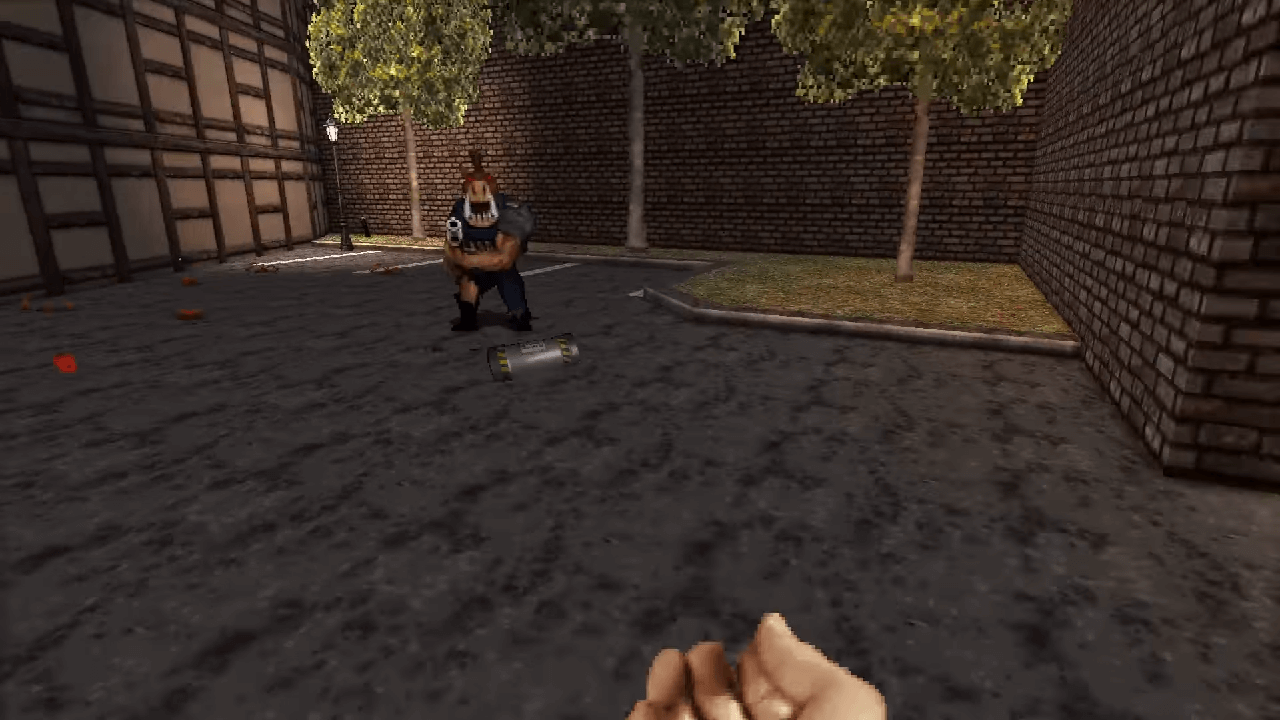 Back to the realm of pixelated pig cops.