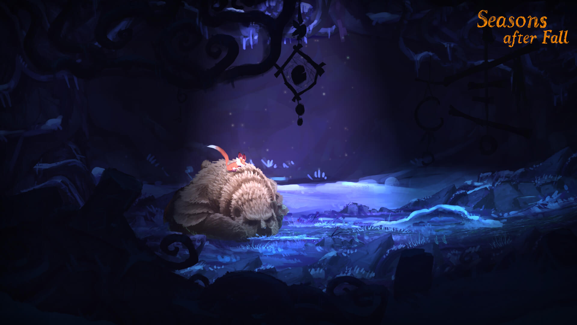 Cleaning yourself on a sleeping bear? Of course this game has it.