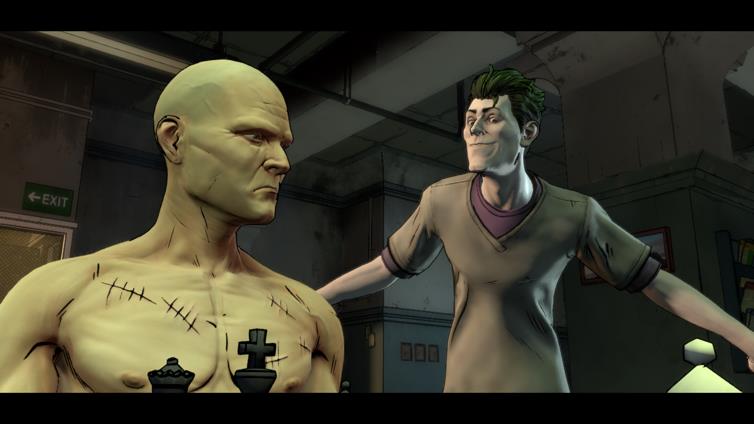 Zsasz and "John Doe" show up in Arkham Asylum.
