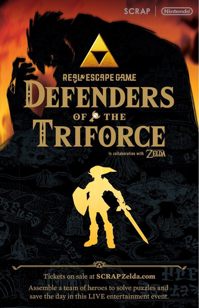 Promotional poster for "Defenders of the Triforce" U.S. Tour