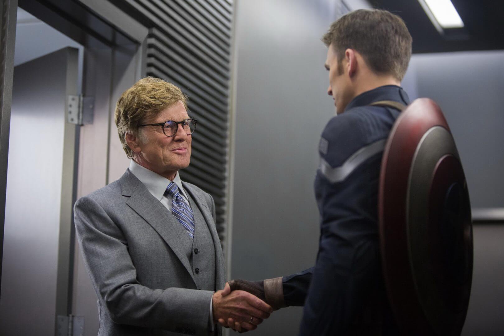 Robert Redford as Alexander Pierce in Captain America: The Winter Soldier.