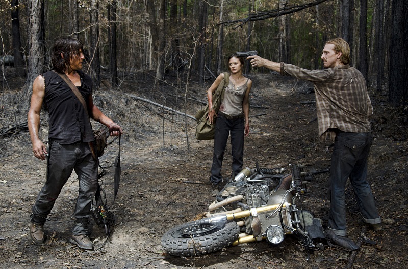 The Walking Dead season six dwight, sherry and daryl