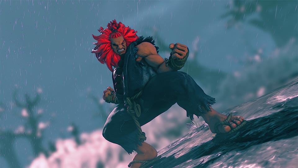 Akuma is rocking some woolly hair in SFV.