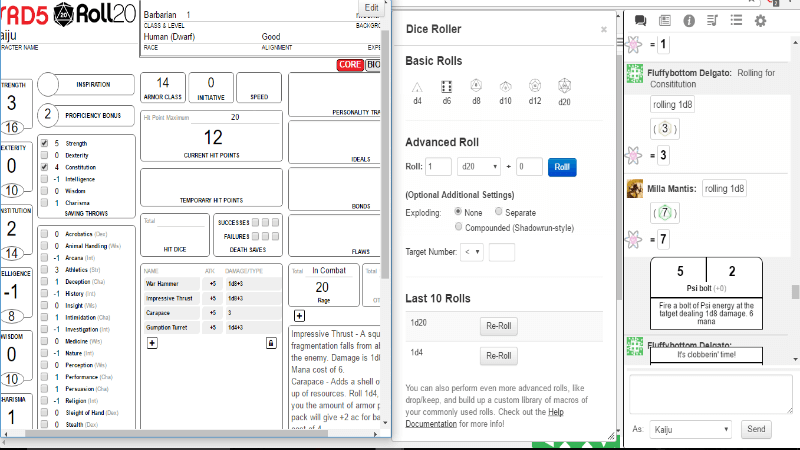 Dungeons and Dragons