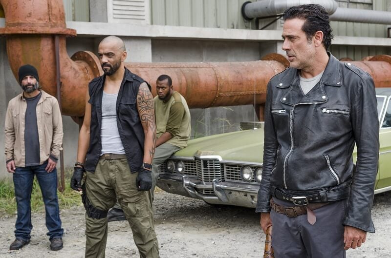 Negan and some Saviors looking mean