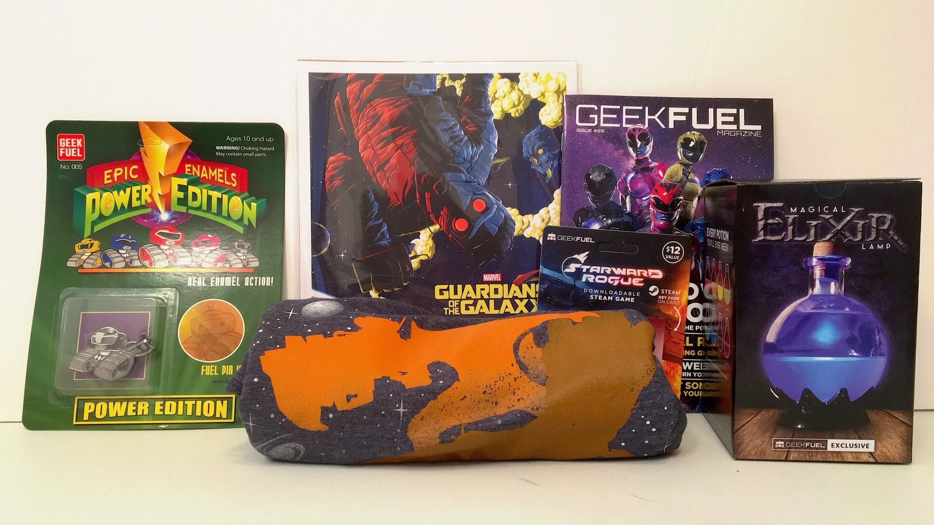 Geek Fuel: Guardians of the Galaxy, Power Rangers and a Free Downloadable Game – Review Geek Fuel